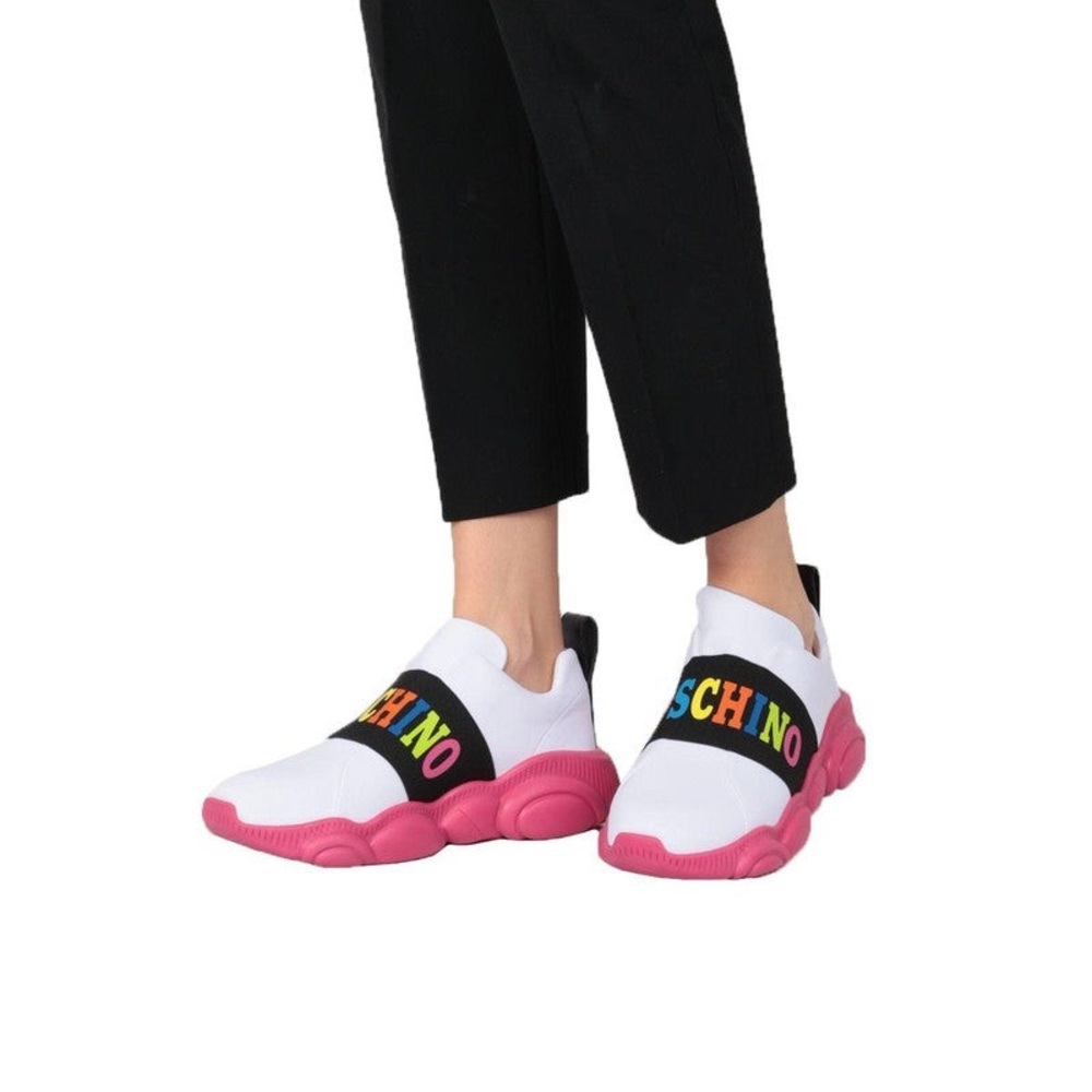 Moschino multicolor tennis shoes
